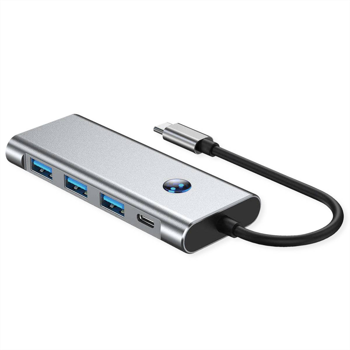Value USB Typ C Docking Station, HDMI 4K60, 3x USB A + Typ C PD, 1x SD/MicroSD (TF)