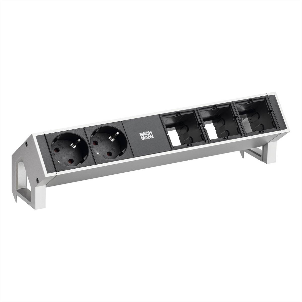 Bachmann DESK2 2x Schutzkontakt 3x ABD GST18 Inox