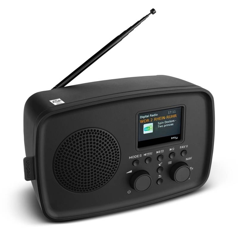 MEDION LIFE DRE-1 DAB+ Radio mit Bluetooth Tropfwasserschutz