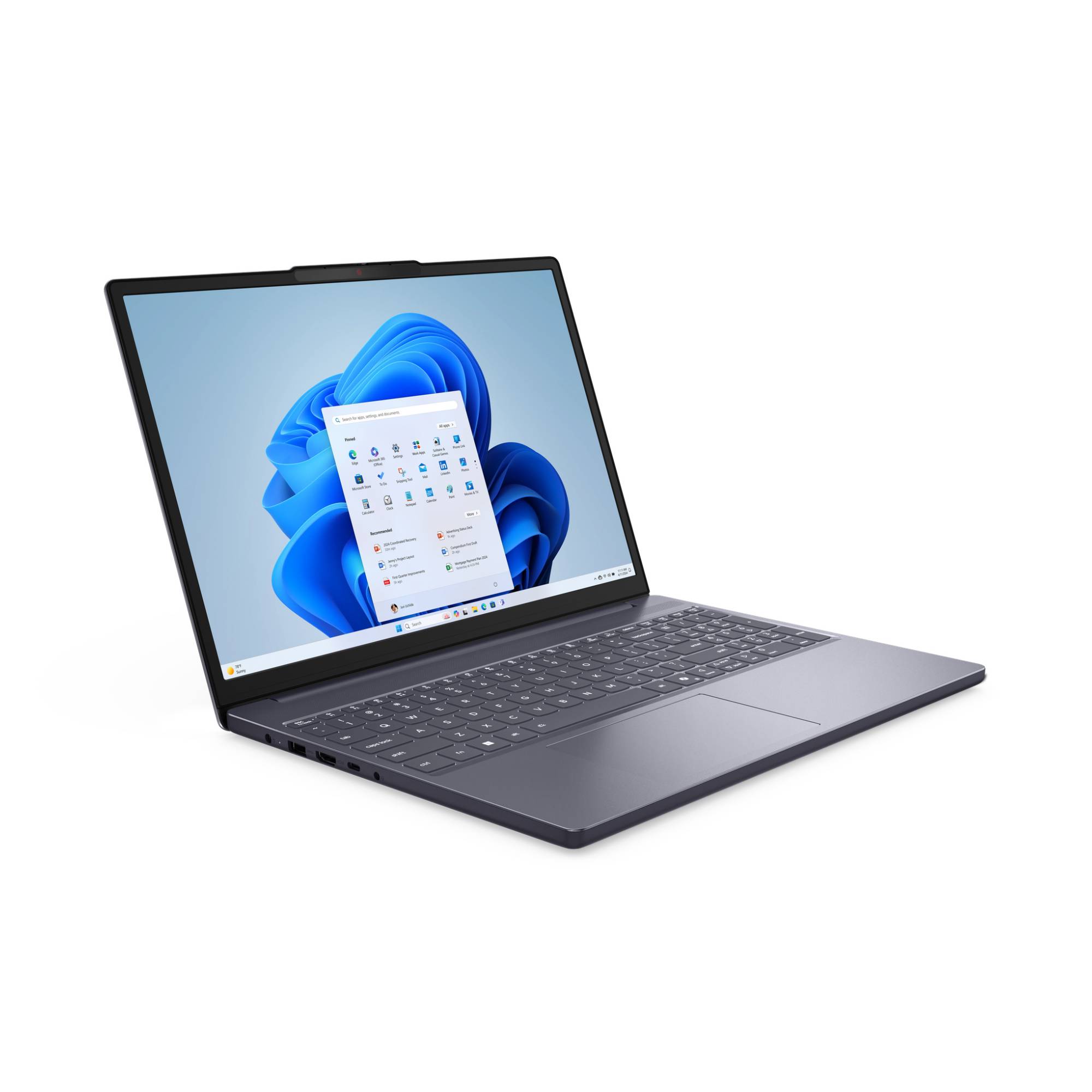 Lenovo IdeaPad Slim 3 15ARP10 83K7 - 180°-Scharnierdesign - AMD Ryzen 5 150 / 3.3 GHz - Win 11 Home