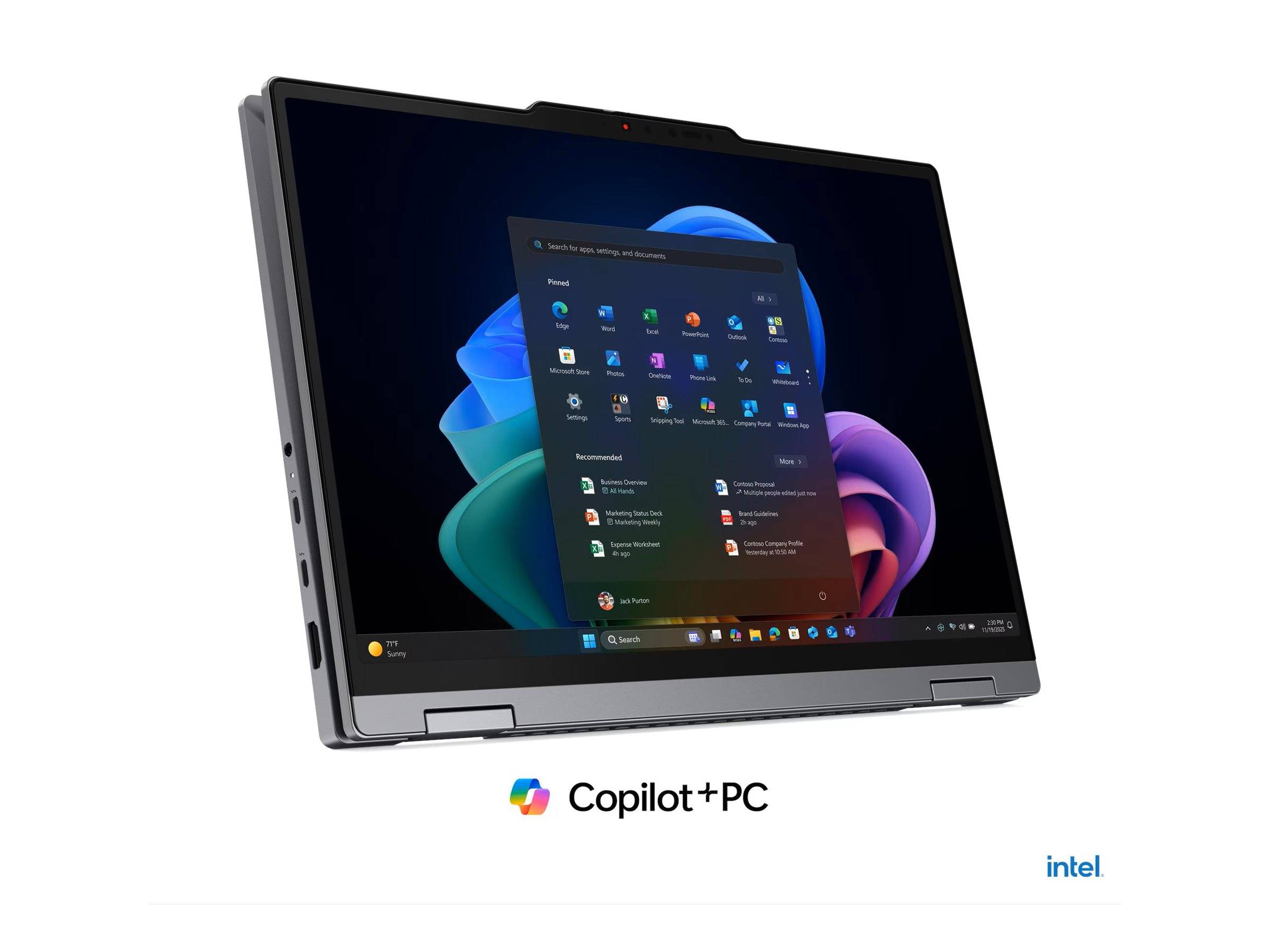 Lenovo ThinkPad X1 2-in-1 Gen 11 21V9 - Aura Edition - Flip-Design - Intel Core Ultra 5 325 / 2.1 GHz - Evo - Win 11 Pro