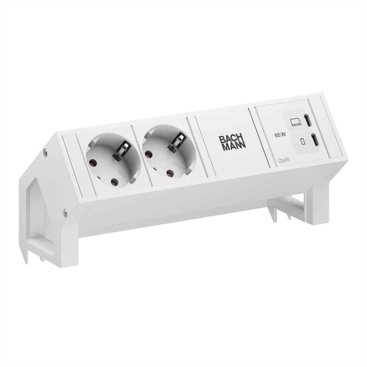 Bachmann DESK2 PURE WHITE 2xCEE7/3 BM0022040