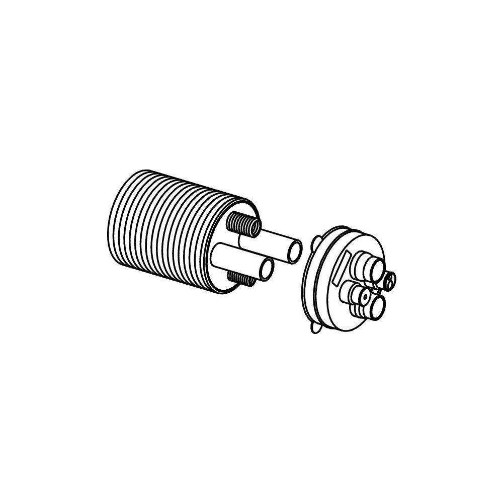 Viega Wärmepumpen-Anschlussset, Raxofix, 32x3,2mm, 15m, gedämmt, mit Manschette, 1 Stk.