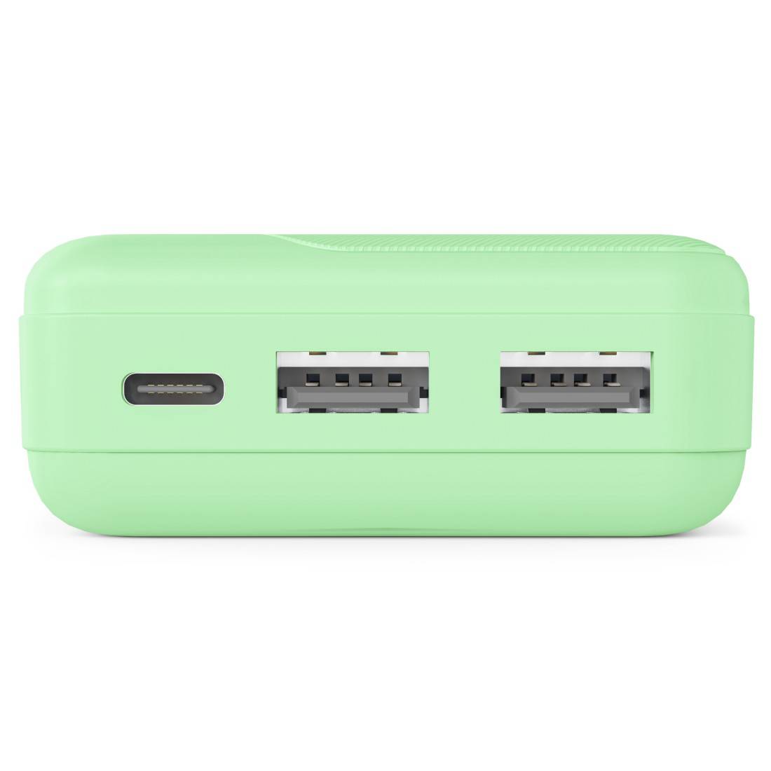 hama 00201771 Power Pack "Pocket 10", 10000mAh, Ausgänge: 2x USB-A, Grün