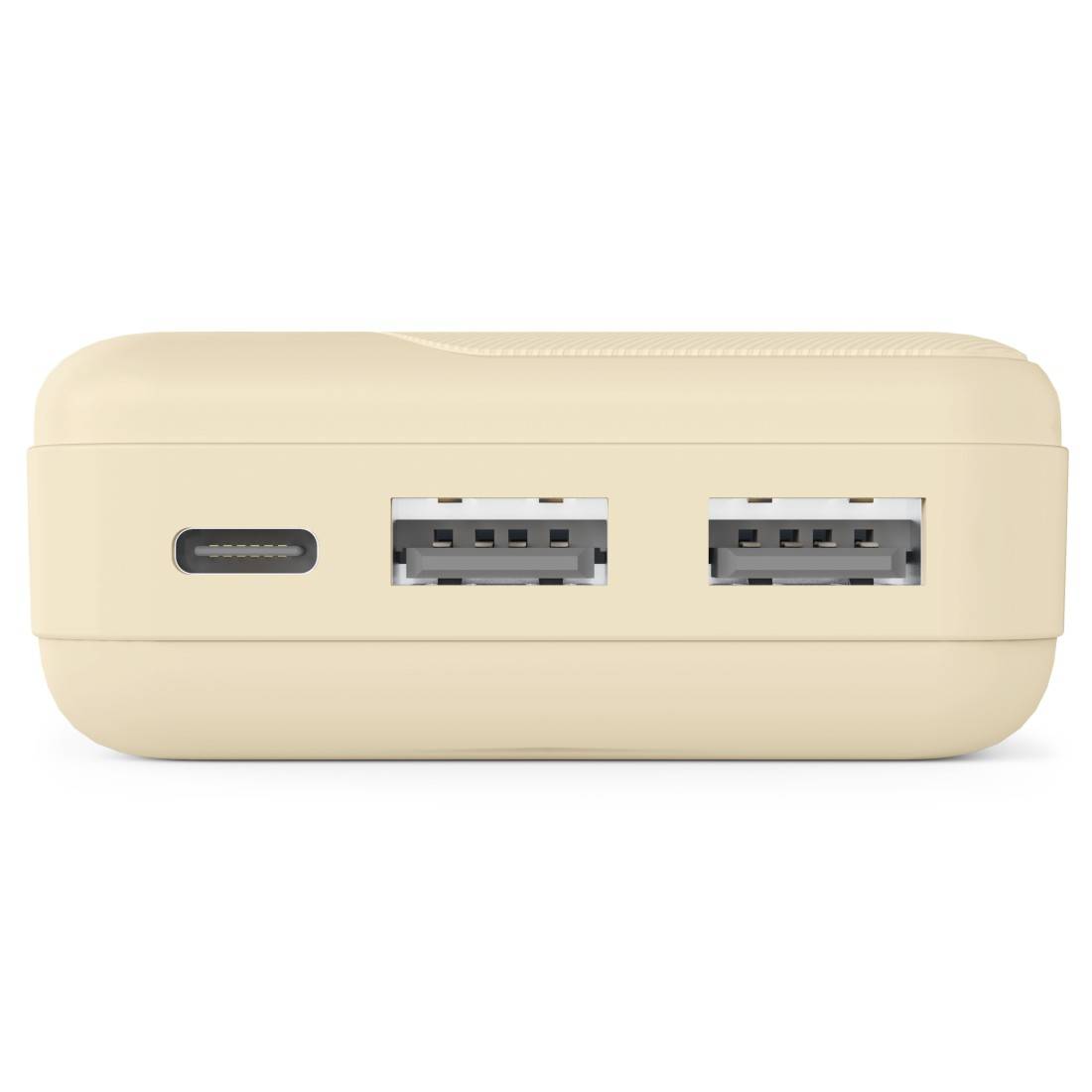 hama 00201773 Power Pack "Pocket 10", 10000mAh, Ausgänge: 2x USB-A, Sand