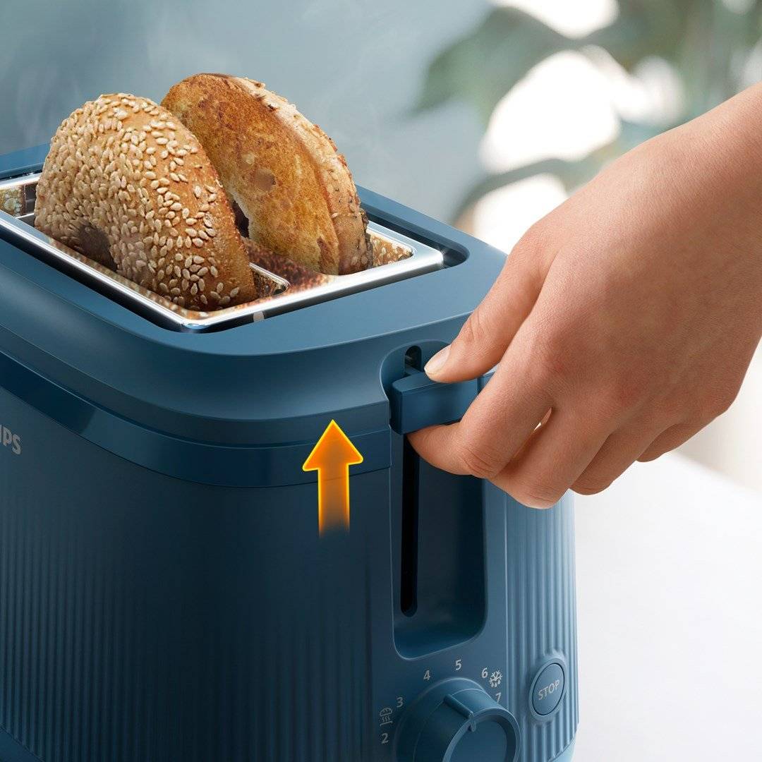 Philips Series 3000 Toaster 2 Scheiben 900W blau