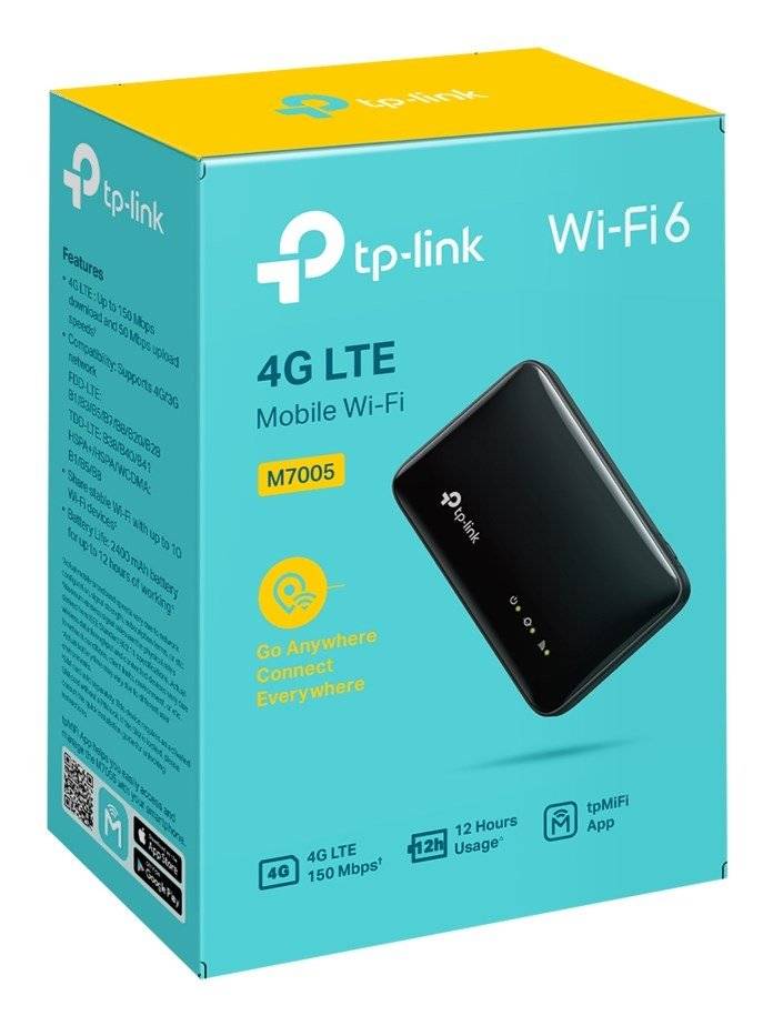 TP-LINK 4G LTE mobile Wi-Fi BUILD-IN L Router WLAN 0,15 Gbps Kabellos