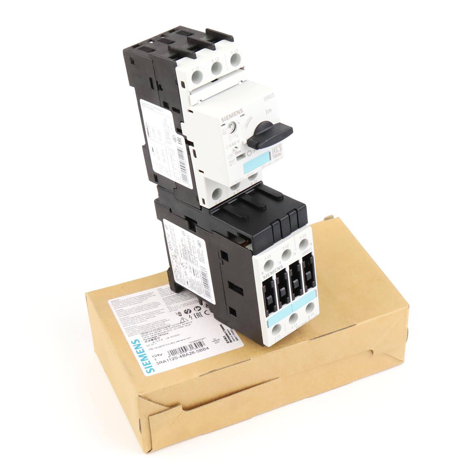 Siemens Starterkombination 3RA1120-4BA26-0BB4 OVP