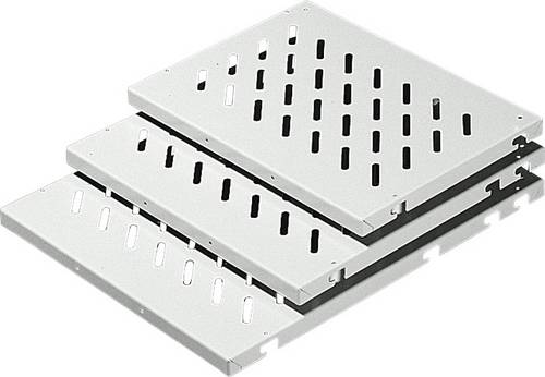 7145.035 19 Zoll Netzwerkschrank-Geräteboden 2 HE variable Befestigungsschienen Geeignet fü