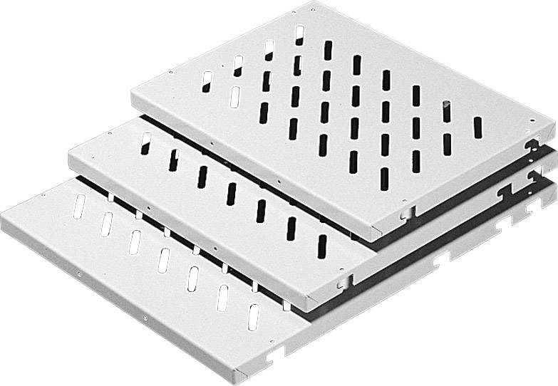 Rittal 7145.035 19 Zoll Netzwerkschrank-Geräteboden 2 HE variable Befestigungsschienen Geeignet für Schranktiefe: ab 600mm Grau