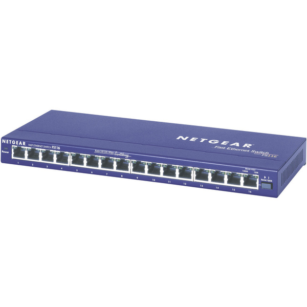 Netgear FS116 Netzwerk Switch 16 Port 100 MBit/s