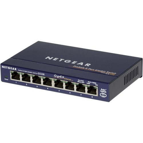 Netgear GS108GE Netzwerk Switch 8 Port 1 GBit/s