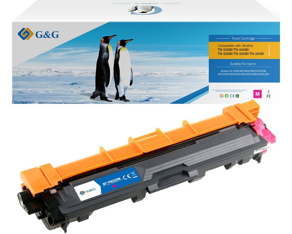 G&G | Ninestar Toner kompatibel mit Brother TN-241M/242M/245M/246M - Kompatibel