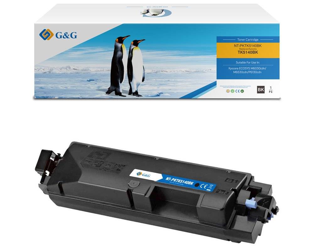 G&G Toner kompatibel mit Kyocera TK-5140K/ 1T02NR0NL0 Multimedia-Technik