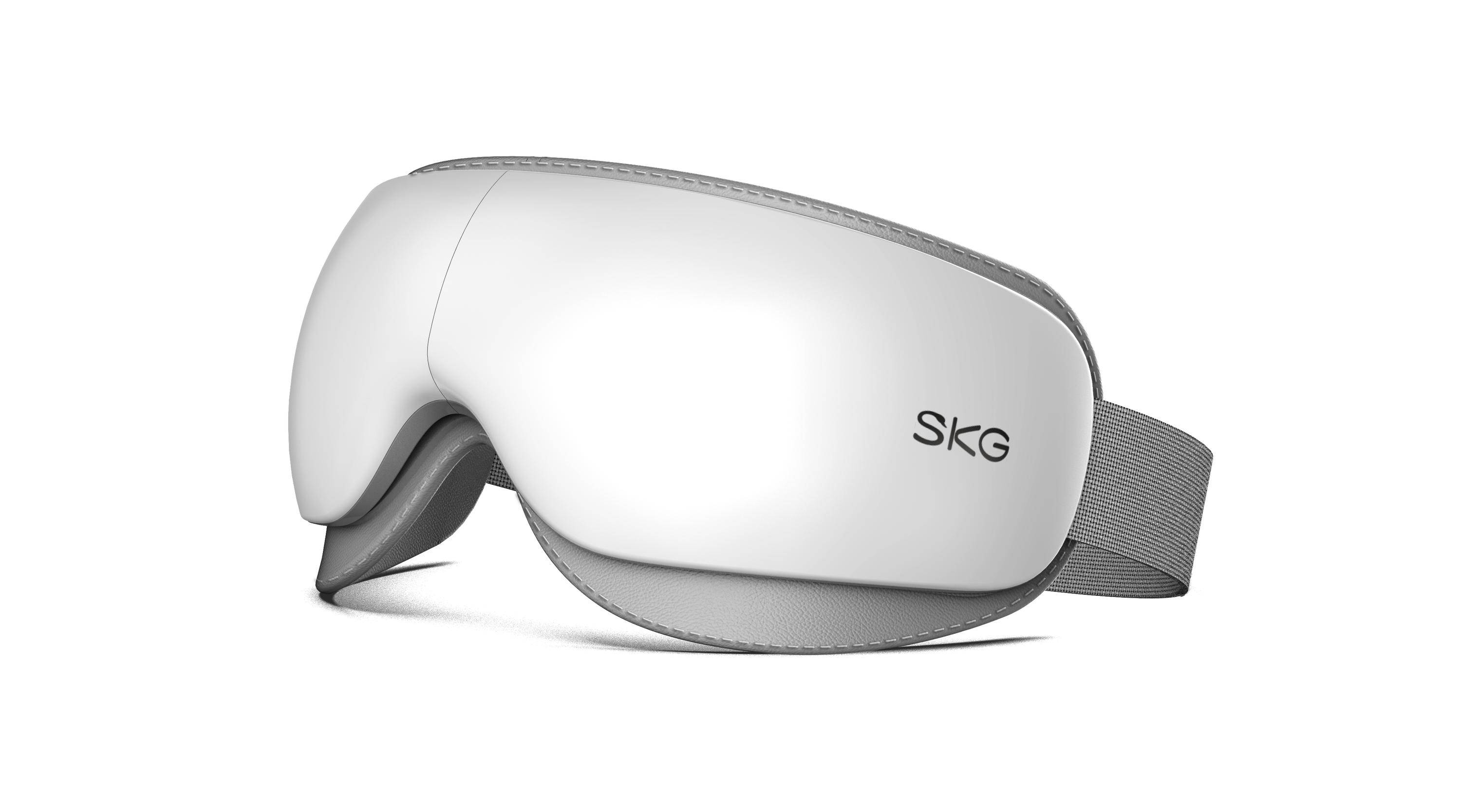 SKG ES300, Kompressionsmassage, Auge, Weiß, Kunststoff, Tasten, Akku