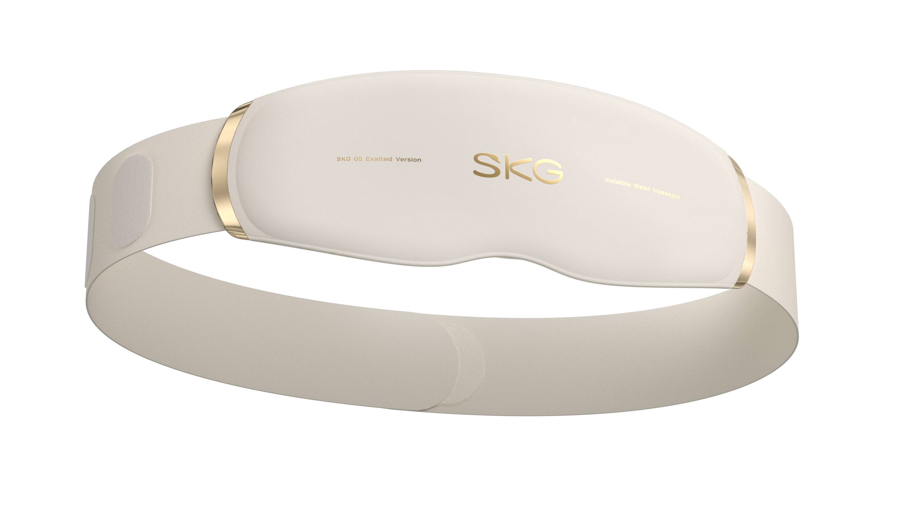 SKG GS500, Elektronische Muskelstimulation (EMS), Vibration massage, Taille, Weiß, Polyurethan (PU), Tasten, Akku