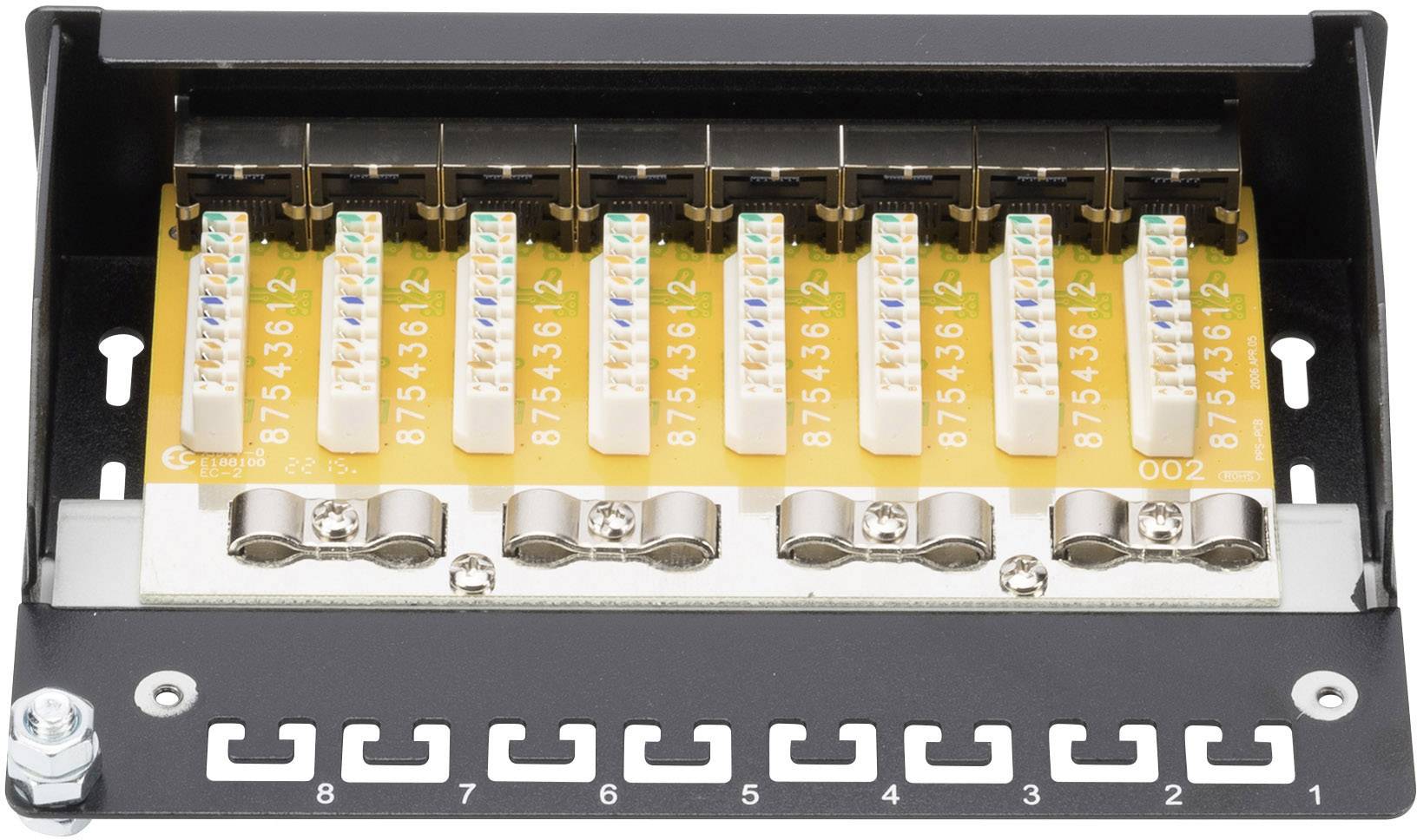 Digitus DN-91608SD 8 Port Netzwerk-Patchbox CAT 6 1 HE
