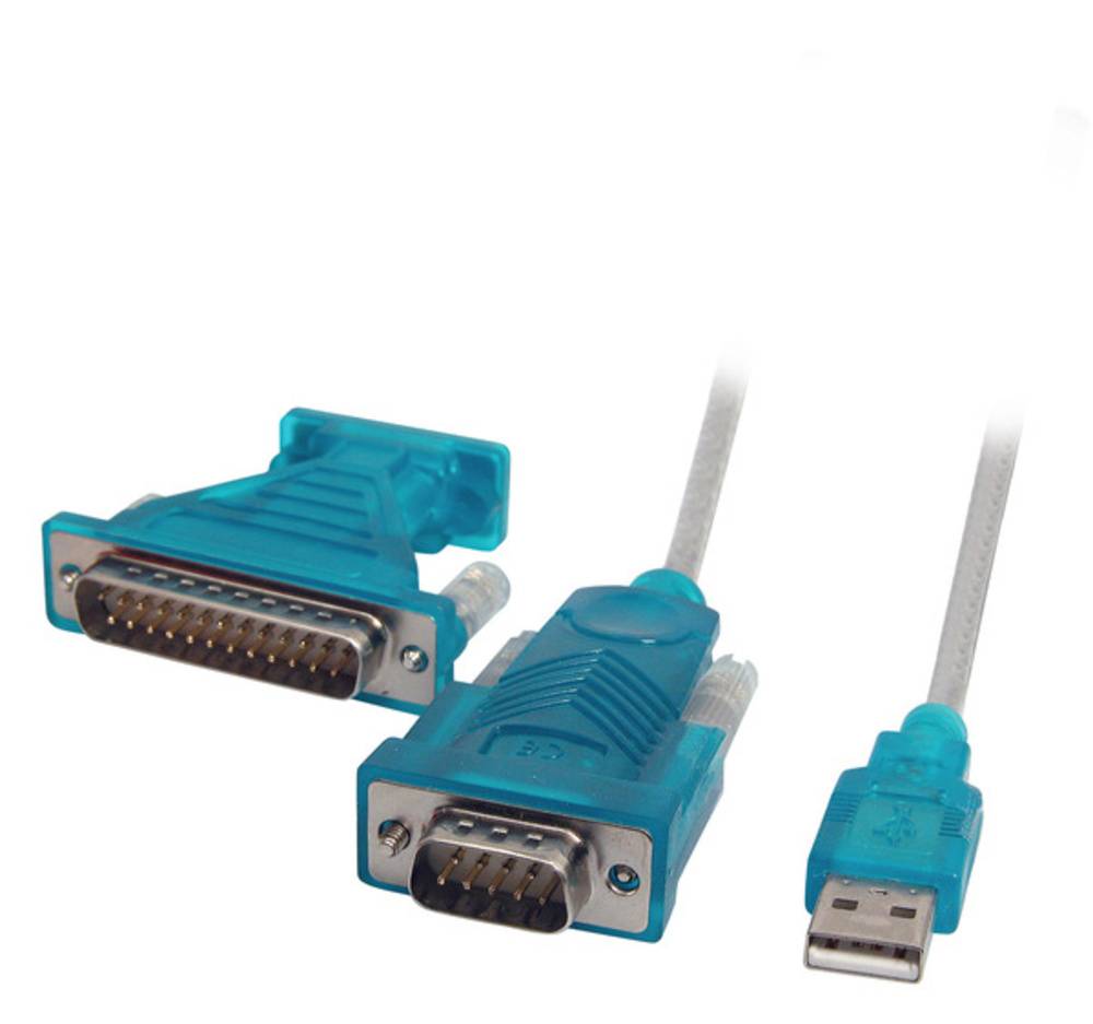USB USB2.0/RS232 Konverterkabel mit, FTDI-232RL chip, USB A-St/DB9-St 1,8m - 1 VPE = 100 Stï¿½ck