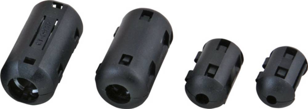 Serielle und Paralelle Kabel und Adapter Ferrit-Ringkern 3,5mm, schwarz, rund, - 1 VPE = 80 und und