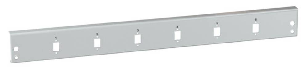 Glasfaser Verteiler Frontblende 12 x SC Simplex/E2000®, Simplex/MTRJ/LC Duplex, grau - 1 VPE = 100
