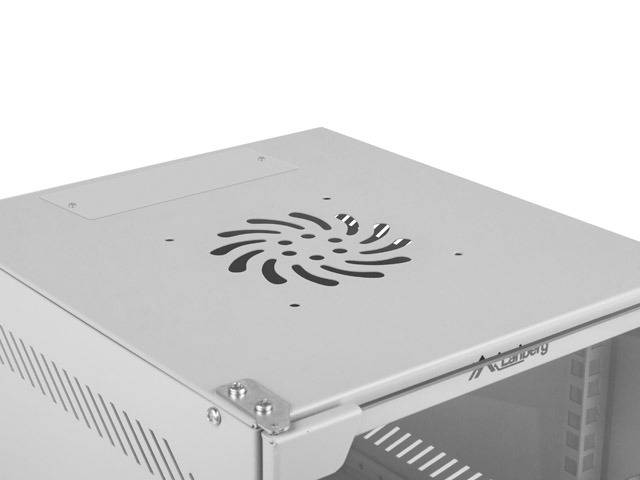 10" 12U 280x310 Wandgehäuse Glastür FlatPack gr - 10"