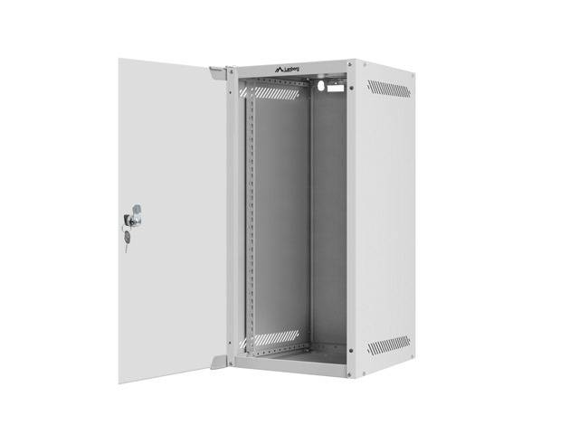 10" 12U 280x310 Wandgehäuse Glastür FlatPack gr - 10"