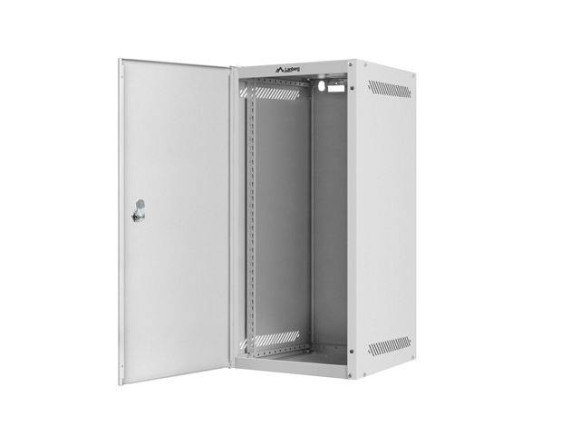 LANBERG 10" 12U 280x310 Wandgehäuse Metalltür (FlatPack) gr