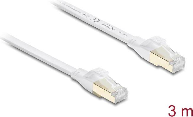 81027 - Patchkabel Cat.8.1, U/FTP, 3m, weiß
