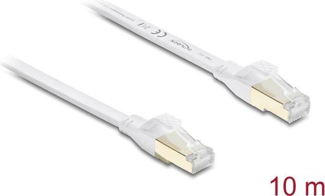 Delock RJ45 Flachband Patchkabel Cat.8.1 U/FTP 40Gbps - Netzwerk - CAT 8