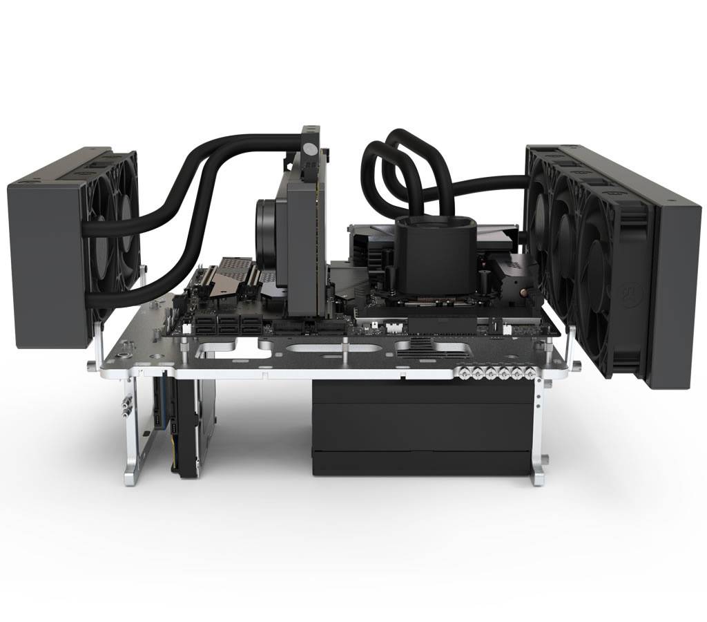 Streacom BC1 V2 Benchtable Titanium Gehäuse