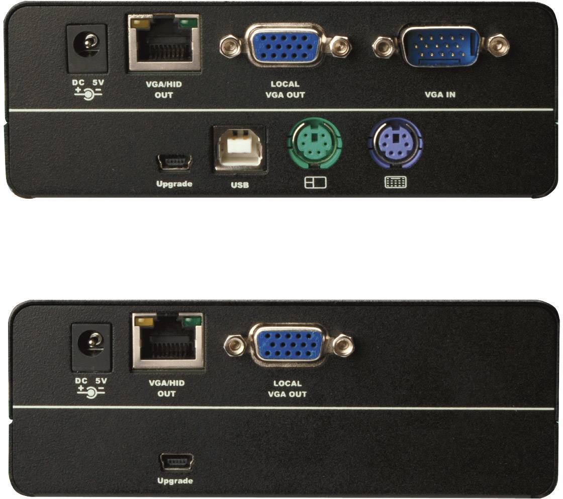 VGA, PS/2, USB 2.0 KVM-Extender (Verlängerung) über Netzwerkkabel RJ45 200 m Digitus DS-51110