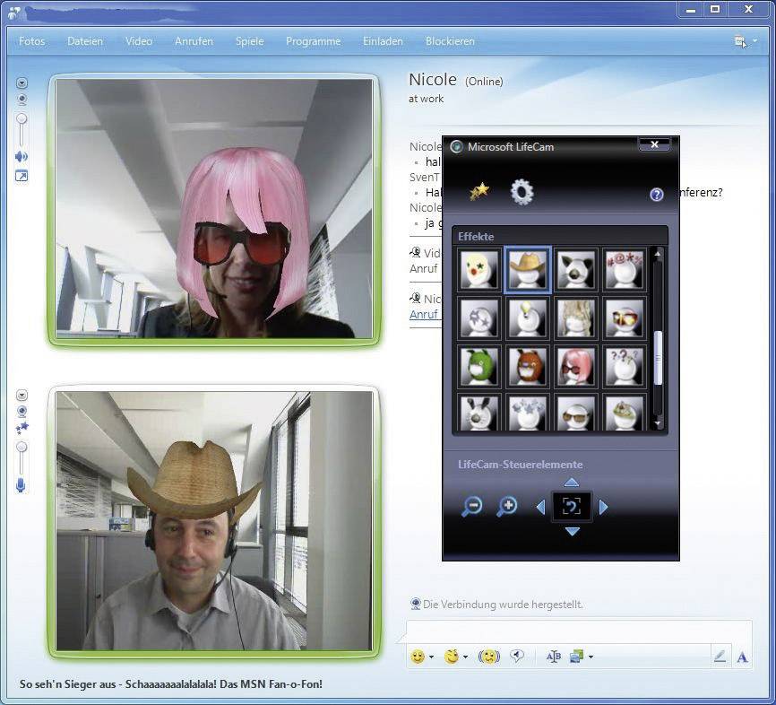 Microsoft LifeCam Cinema HD-Webcam 1280 x 720 Pixel Klemm-Halterung