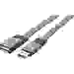 Renkforce USB-Kabel USB 2.0 USB-A Stecker, USB-A Buchse 1.00m Schwarz hochflexibel RF-4087404