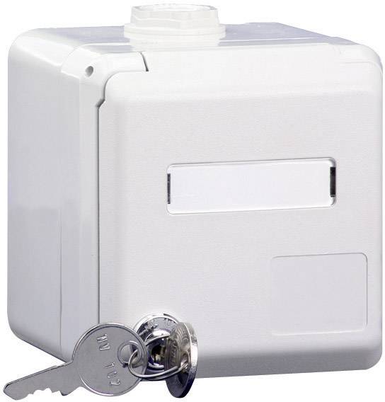 Metz Connect Netzwerkdose Aufputz Unbestückt 2 Port Grau