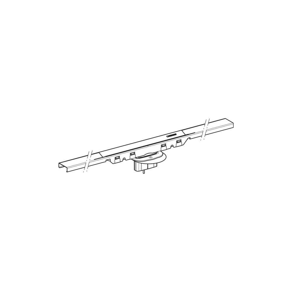 Geberit CleanLine50 Duschrinne Länge 30-90cm, Schwarzchrom gebürstet, Baujahr 2025