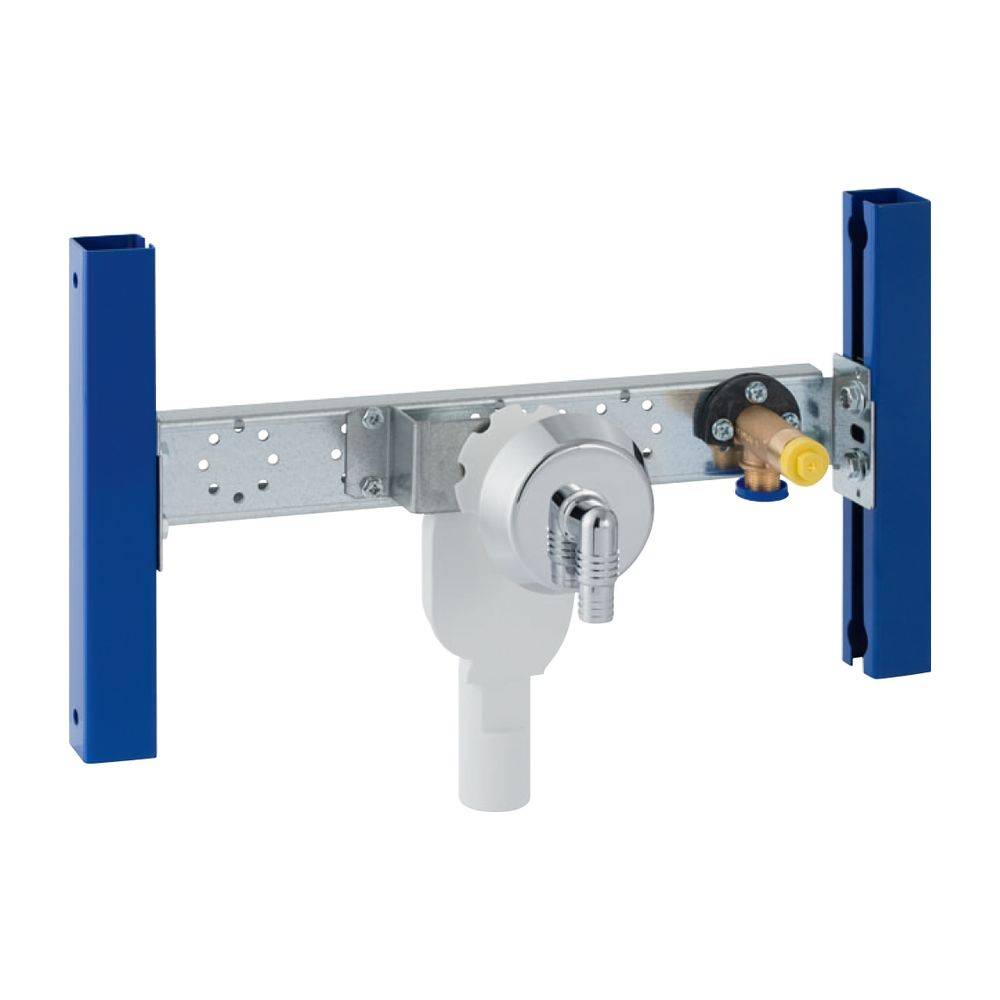 Geberit Duofix Traversenelement für Waschmaschine, Wandarmatur Aufputz, mit UP-Siphon