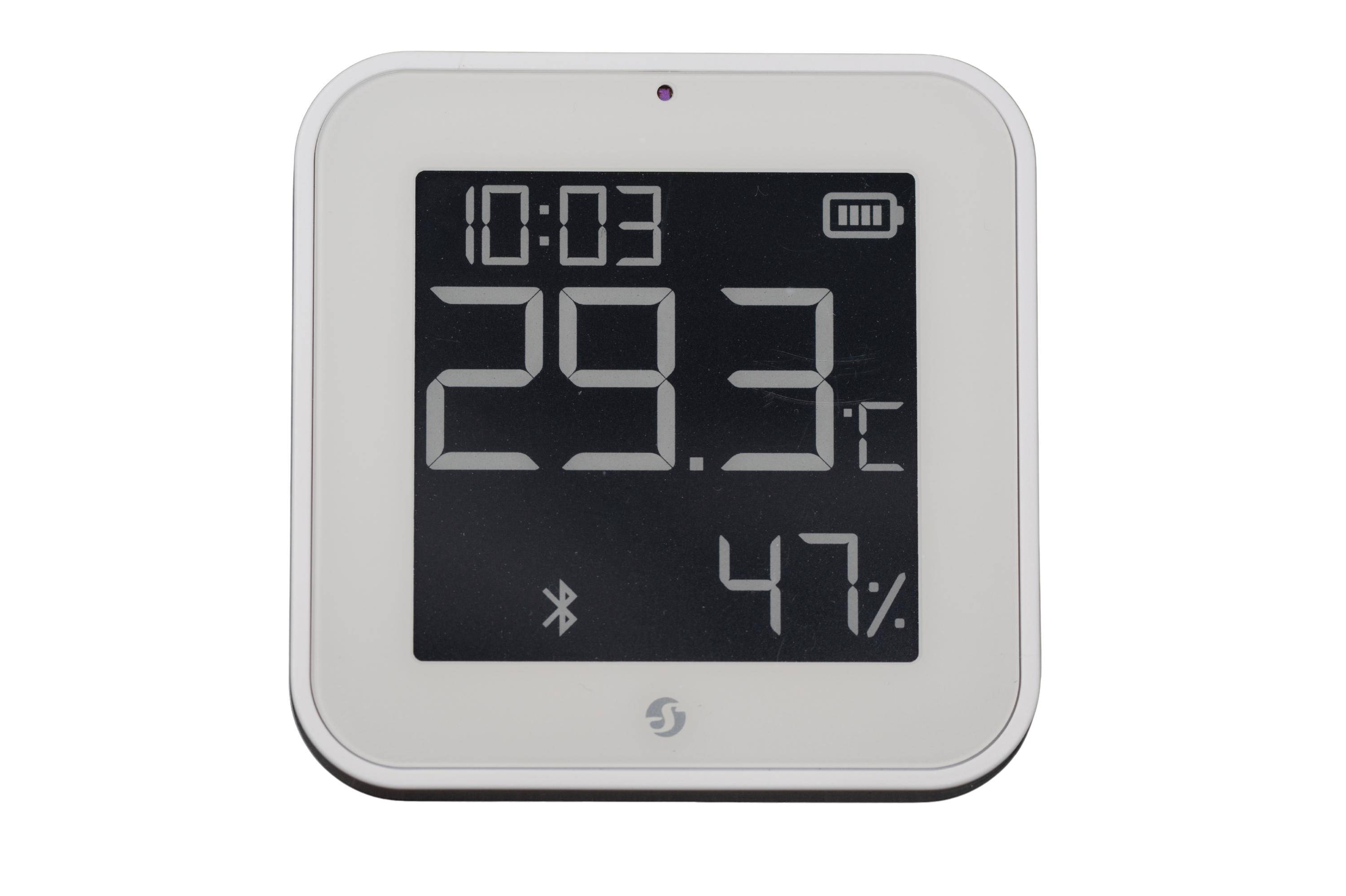 SHELLY WLAN-Temperatur- und Feuchtigkeitssensor, Blu ZB H&T Display, Weiß