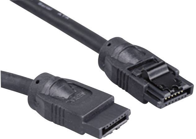 Akasa Festplatten Anschlusskabel [1x SATA-Buchse 7pol. - 1x SATA-Buchse 7pol.] 0.50 m Schwarz