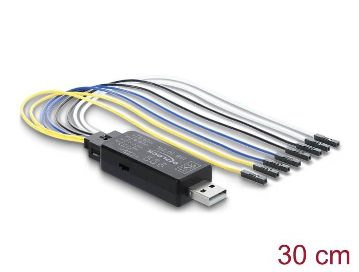86093 - Delock UART Konverter USB 2.0 zu TTL 3,3 V / TTL 5 V Pfostenstecker mit Anschlusskabel