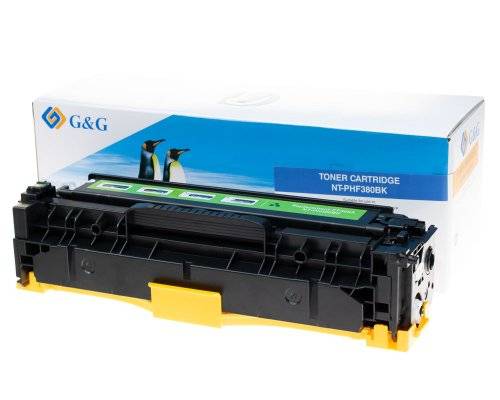 G&G Toner kompatibel mit HP 312A/ CF380A Multimedia-Technik HP
