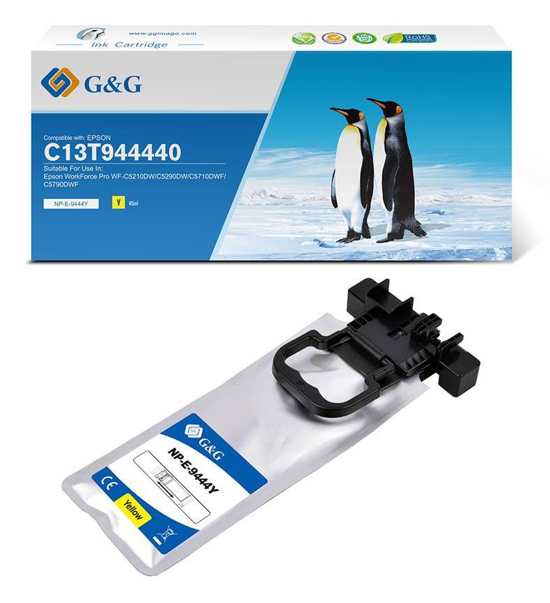 G&G Tintenpatrone kompatibel mit Epson T9444 Gelb Multimedia-Technik Patronen