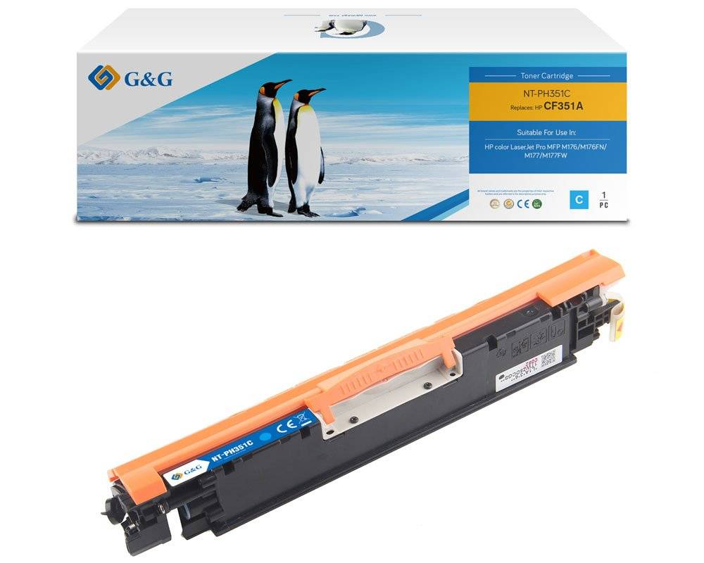 G&G Toner kompatibel mit HP 130A/ CF351A Multimedia-Technik HP