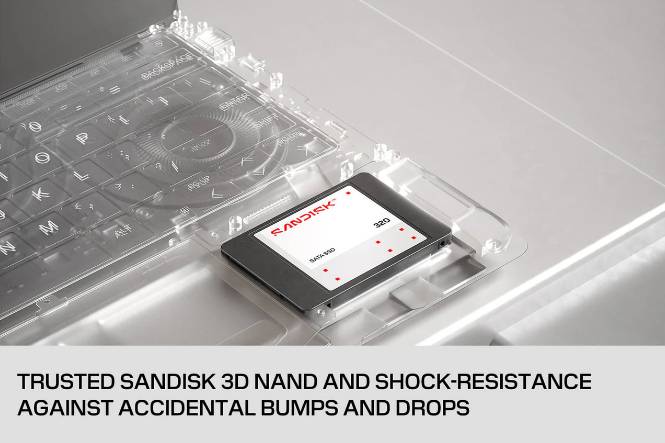 SanDisk 320 - SSD - 250 GB - intern - 2.5" (6.4 cm)SATA 6Gb/s