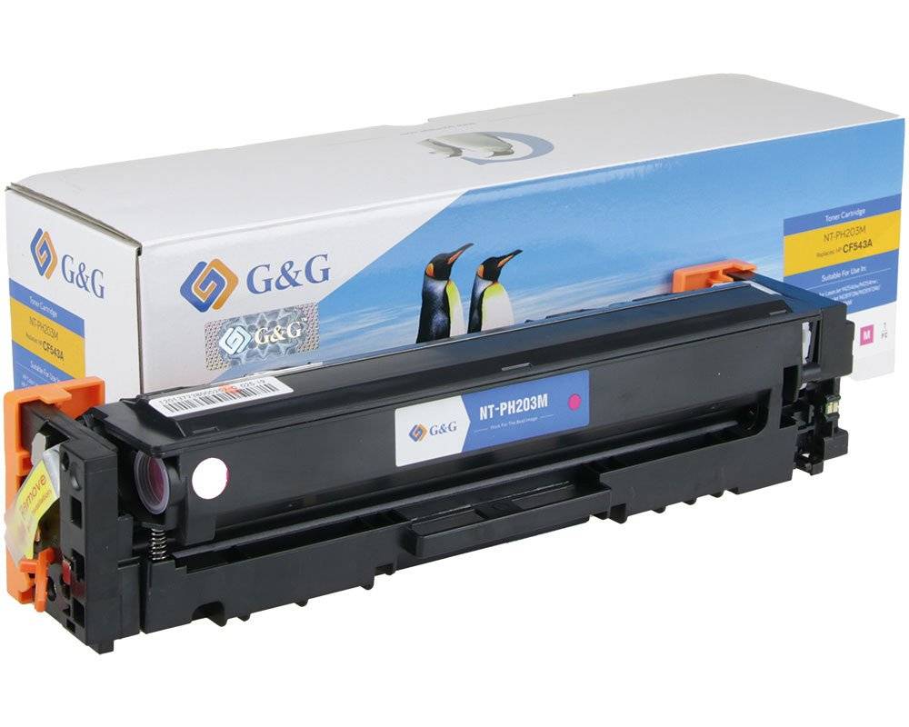 G&G | Ninestar Toner kompatibel mit HP 203A/CF543A - Kompatibel -