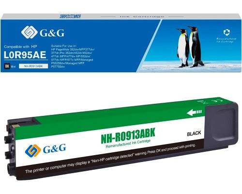 G&G Tintenpatrone kompatibel HP 913A / F6T77AE Schwarz Multimedia-Technik Patronen HP