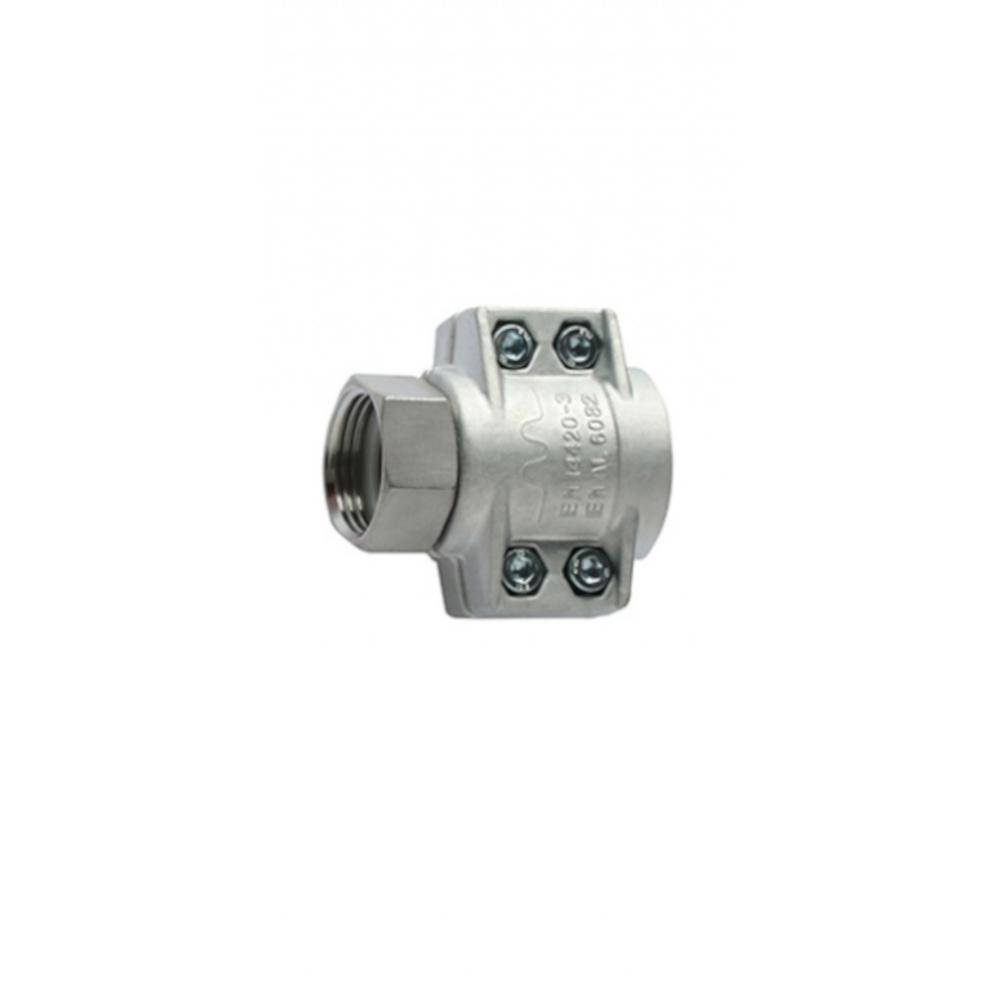 Schlaucheinbindungs-Set ATEX - aus Edelstahl - Klemmen Aluminium - für Leitfähige 1" Schläuche - Preis per Set