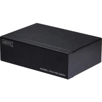 Digitus DS-42110 4 Port VGA-Splitter 2048 x 1536 Pixel Schwarz Digitus DS-42110 4 Port VGA-Splitter 2048 x 1536 Pixel Schwarz