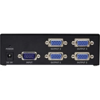 Digitus DS-42110 4 Port VGA-Splitter 2048 x 1536 Pixel Schwarz Digitus DS-42110 4 Port VGA-Splitter 2048 x 1536 Pixel Schwarz
