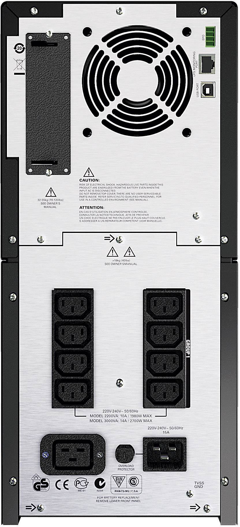 APC by Schneider Electric Smart UPS SMT2200I USV 2200 VA