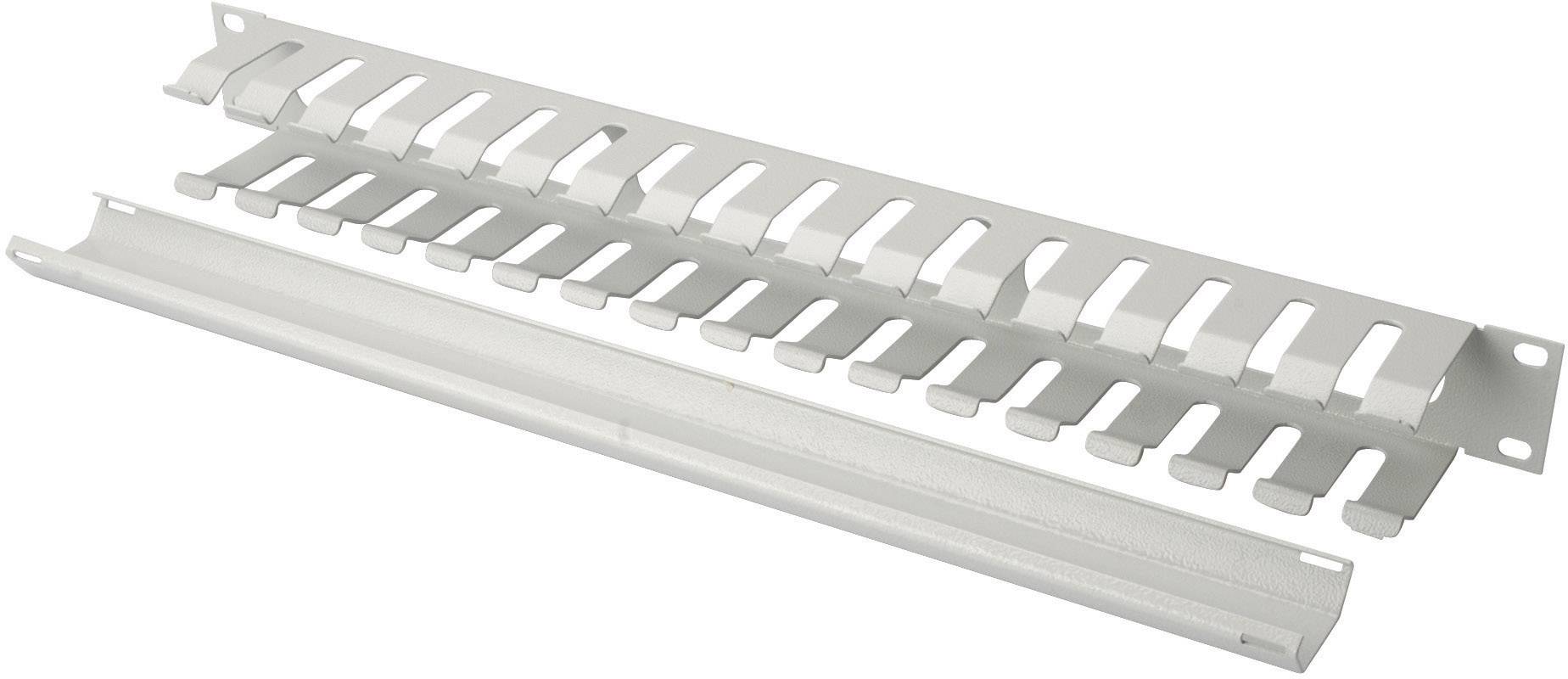 Digitus DN-97616 19 Zoll Netzwerkschrank-Kabelführung 1 HE Grau